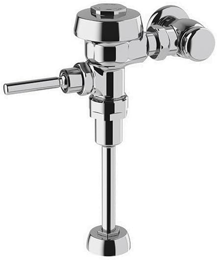 Sloan Royal 186 Exposed Manual Urinal Flushometer, 1.5 GPF Flush Valve - Single Flush, Non-Hold-Open Handle, Fixture Connection Top Spud, Polished Chrome Finish, 3012600