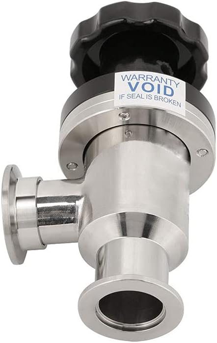 SHERICH KF40 High Vacuum Manual Isolation Valve, Flange L Type, Y Type Stainless Steel Valve (KF40(L type))