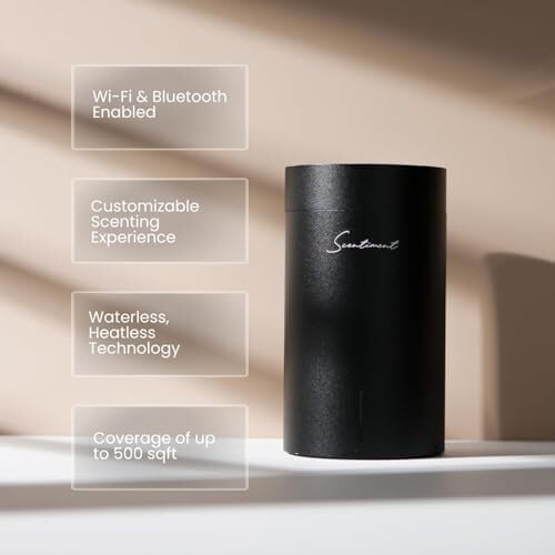 Scentiment Diffuser Oil - Cedar Leather Fall Collection | Aromatherapy Home Fragrance | Luxurious Scent with Lemon, Jasmine Sandalwood, Amber, Lavender, Vanilla, & Musk (50ml)