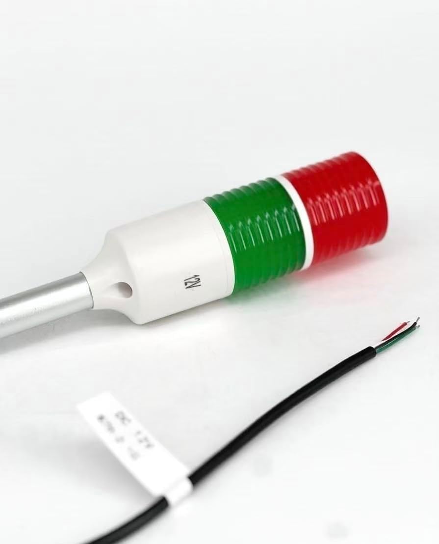 12V DC LED Warning Lights Multi-Layer Industrial Signal Light Alarm Lights Machine Equipment Indicator Lamp (2-Layer)