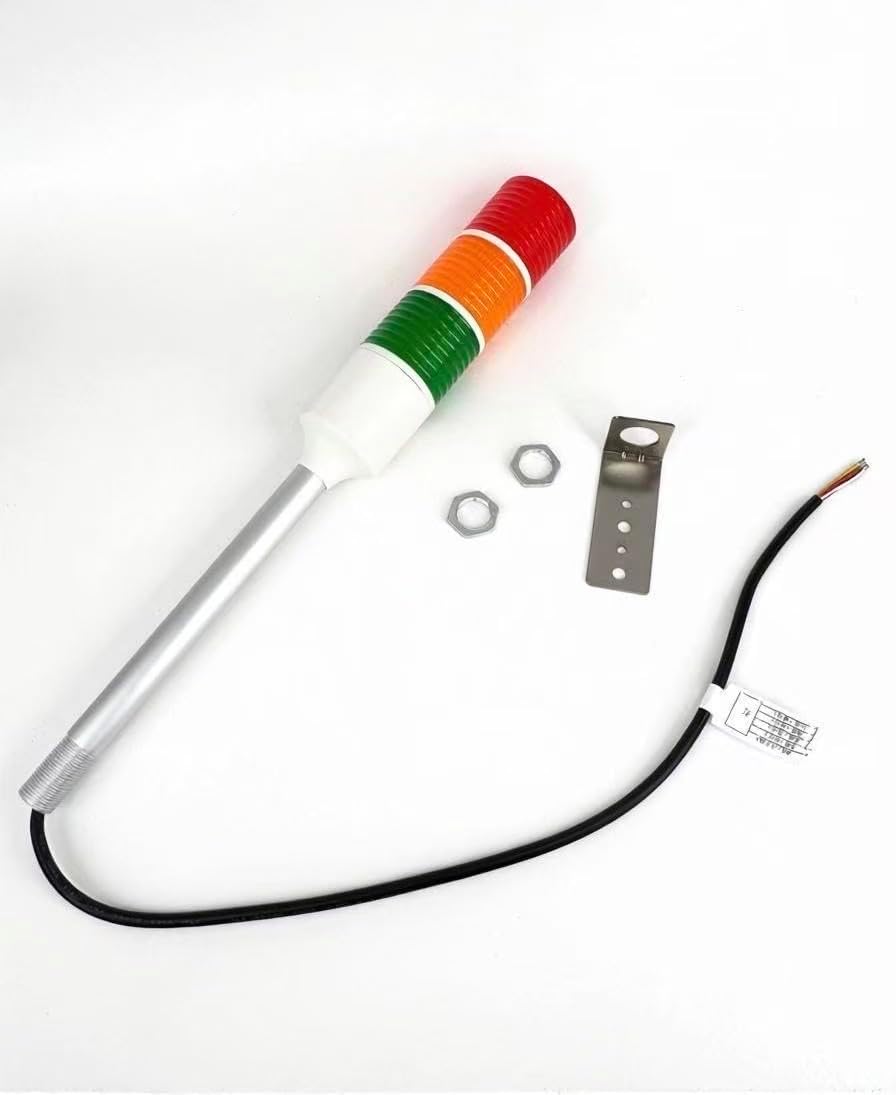 12V DC LED Warning Lights Multi-Layer Industrial Signal Light Alarm Lights Machine Equipment Indicator Lamp (3-Layer)