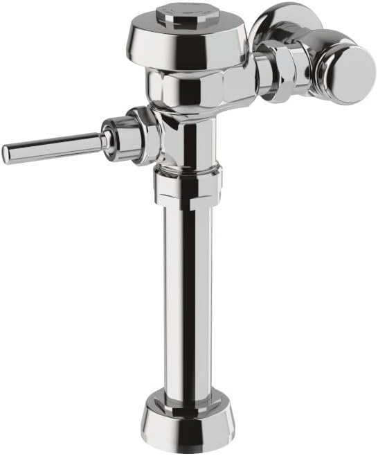 Sloan Royal 111 Exposed Manual Water Closet Flushometer, 1.6 GPF Manual Flush Valve - Single Flush Non-Hold-Open Handle, Fixture Connection Top Spud, Polished Chrome Finish, 3010000