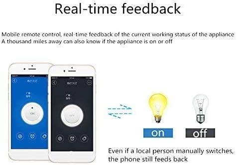 WiFi Wireless Smart Switch Relay Module for Smart Home 5V 5V/12V,Ba Applied to Access Control, Turn on PC, Garage Door (5v)