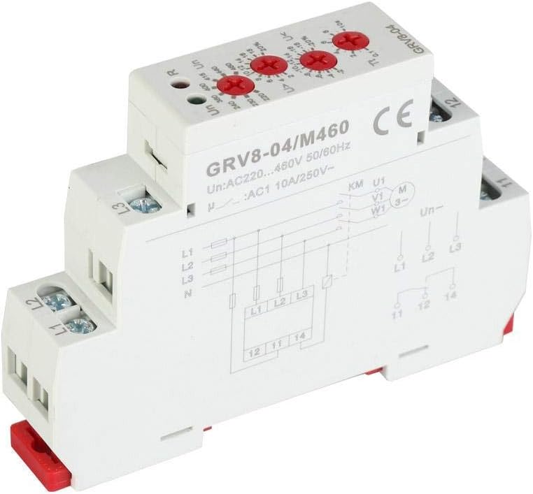 YWBL-WH GRV8-04 M460 Voltage Relay,3-Phase Voltage Monitoring Relay Phase Sequence Phase Failure
