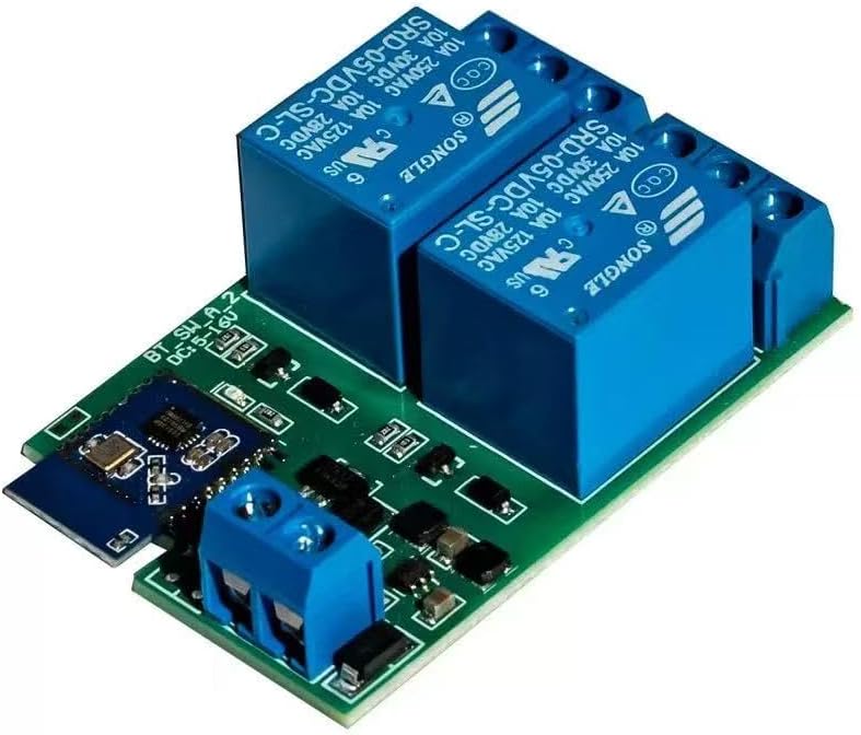 Dual Channel Bluetooth Proximity Switch Module, 5-16V, Multi-Device Control, Multi-Phone Pairing, for E-Bike, Door Lock, Home Automation (SW-HID-DoubleChannel)