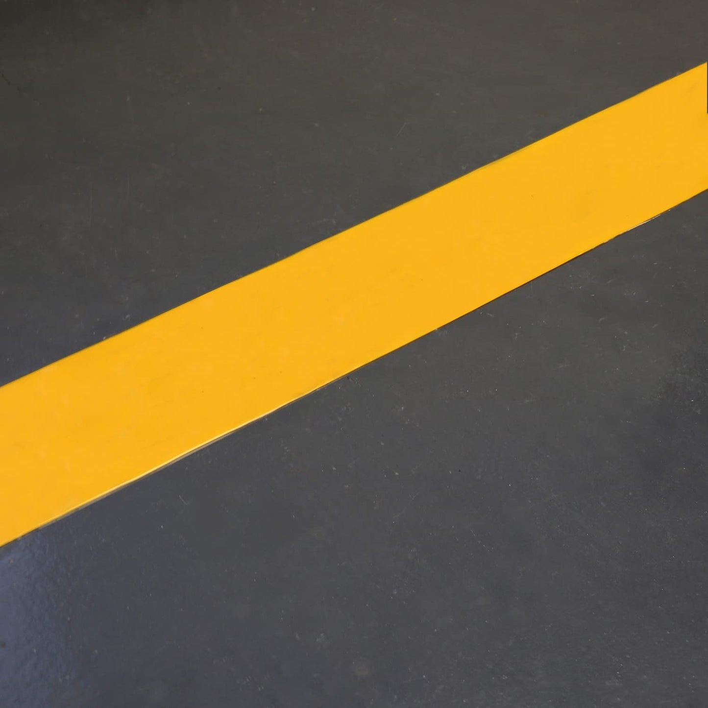 SmartSign Yellow 6 inch x 100 feet Floor Marking Tape, 32 mil Vinyl Floor Tape, Superior Mark Industrial Use Safety Tape with Beveled Edges, Strong Adhesive, for Gym/Warehouse/Courts