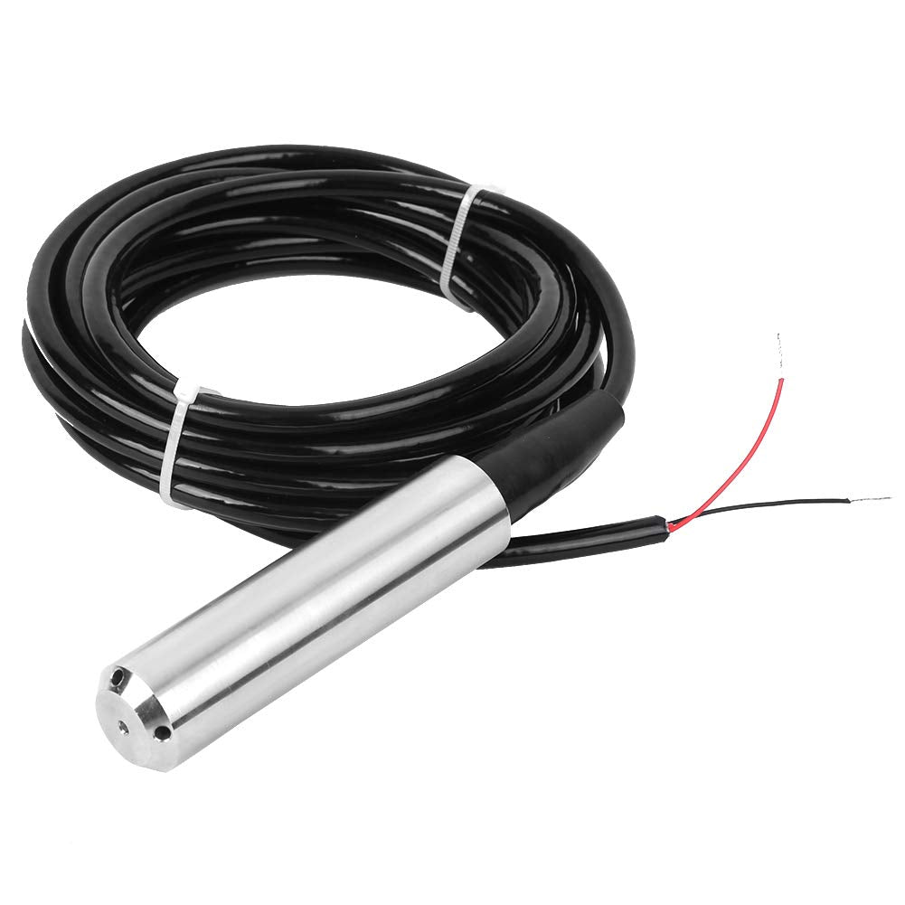 Wasserstandssensor Tl136,Water Level Sensor,Submersible Level Sensor 4-20ma 2m Pressure,Sensors TL‑136 Liquid Level Transmitter Water Level Sensor Detector 24VDC 4‑20mA Output(Range 0-3 Meters)