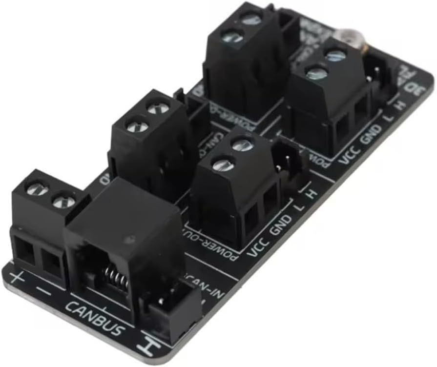 Expansion Board Module For 3D Printer, CANBus Support Up To 4 CAN Boards, Input Voltage 12V-24V, XH2.54 & KF128-5.028-2P Interfaces,For Crystal Interface Motherboard