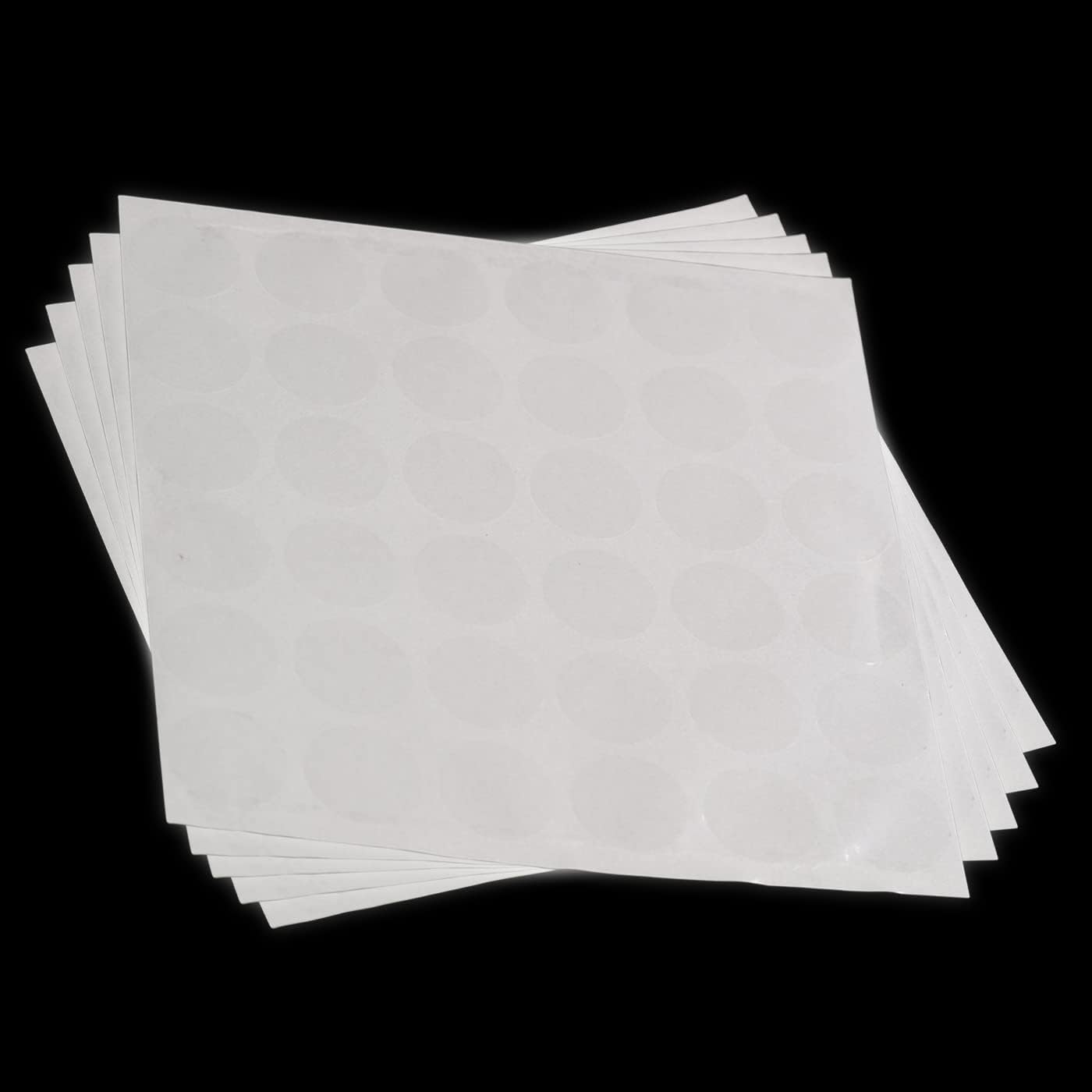 Transparent Blank Tamper Evident Labels Crystal Clear Sealing Package Seal Self Adhesive Security Warranty Void Tamper Proof Stickers (100pcs Round)
