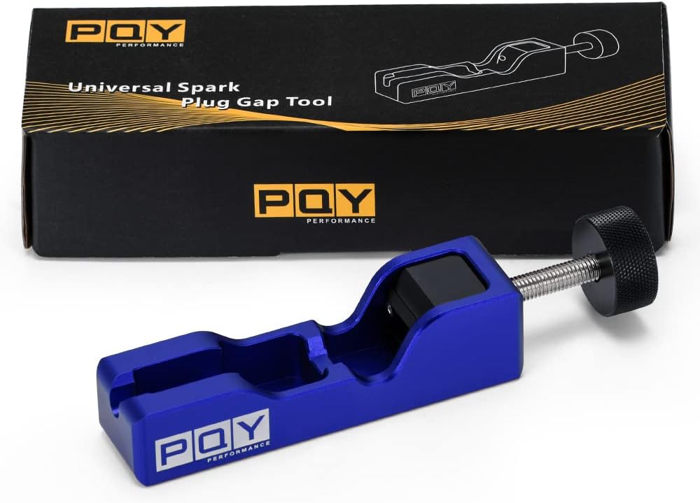 Universal Spark Plug Gap Tool for Most 10mm 12mm 14mm 16mm Spark Plugs Blue