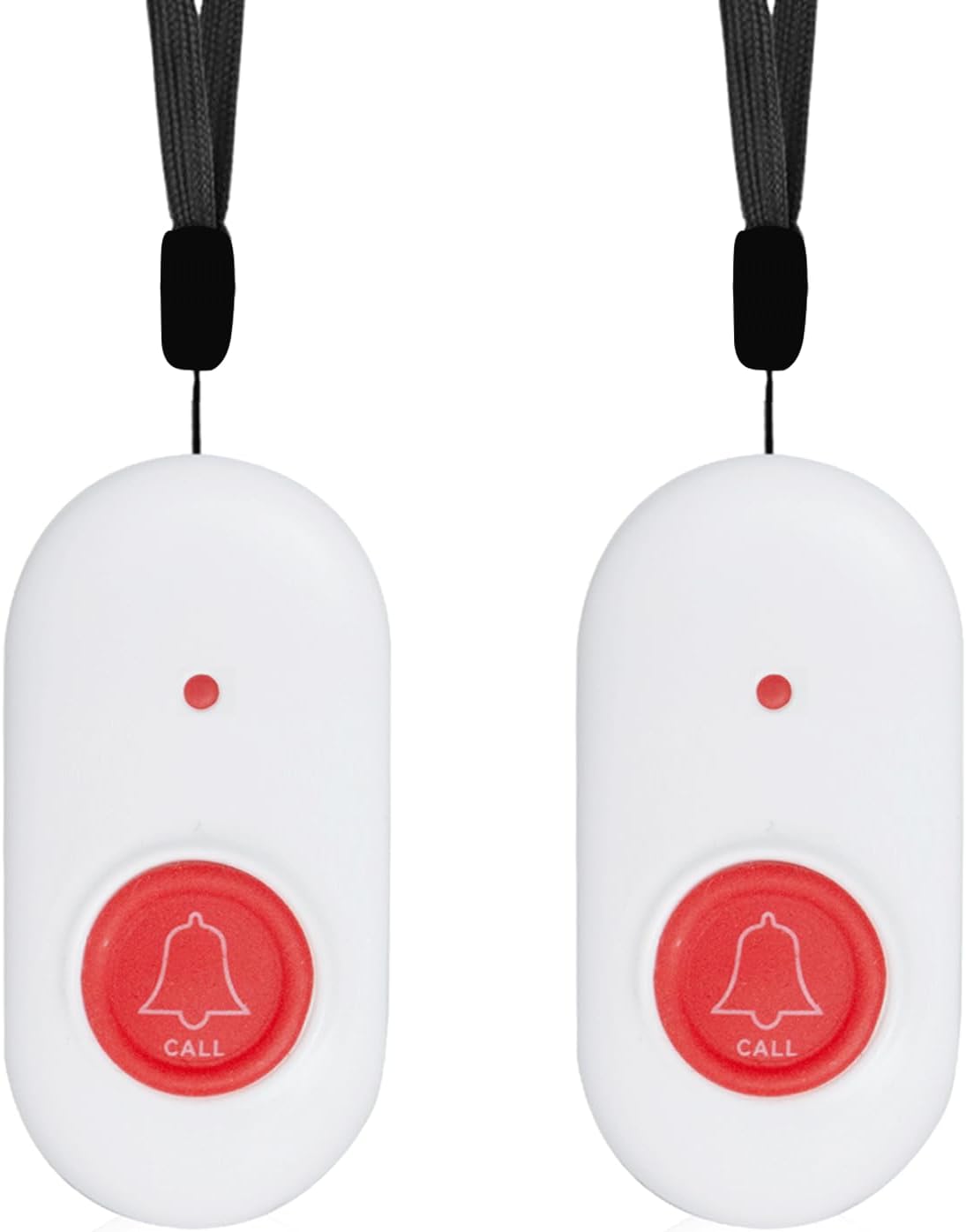 Wireless Call Buttons Life Alert Medical Call Button for Caregiver Pager for Elderly/Patient/Disable(Need to Be Paired with Receiver to Work)