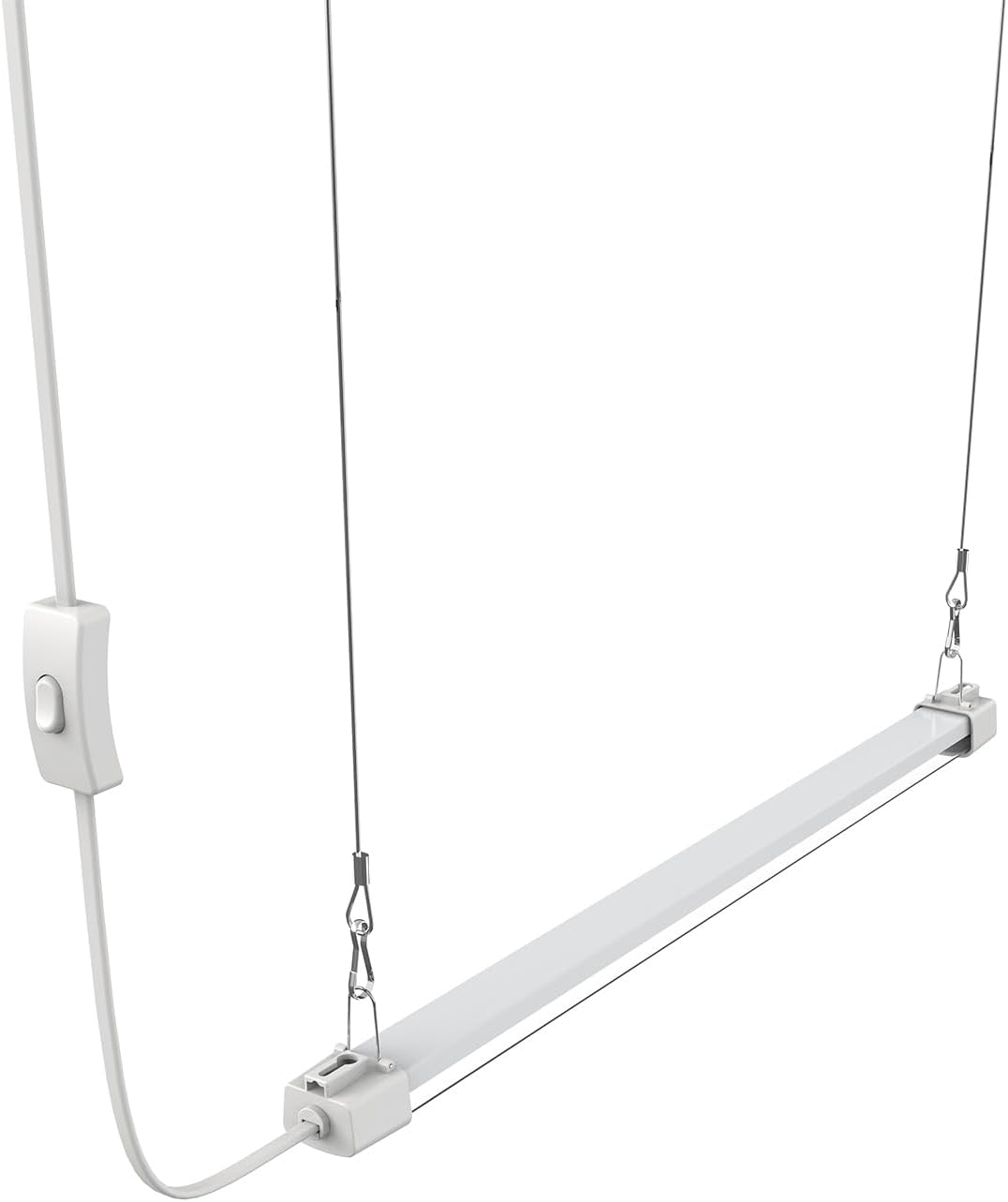 LED Grow Light 2FT Full Spectrum Compact Linkable Lighting Fixture for Indoor Greenhouse Year Round Plant Seedlings, Essential Grow Slim Hanging Suspended Strip