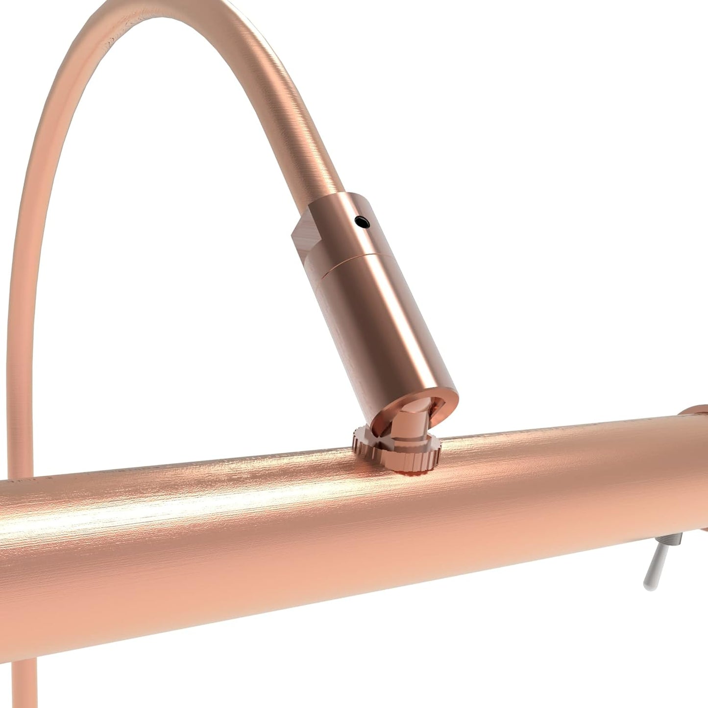 Cocoweb 6 Inch Tru-Slim Copper Picture Light - LED, 2700K, Adjustable Arm, Plug-in, Toggle Switch, Sleek and Compact Design