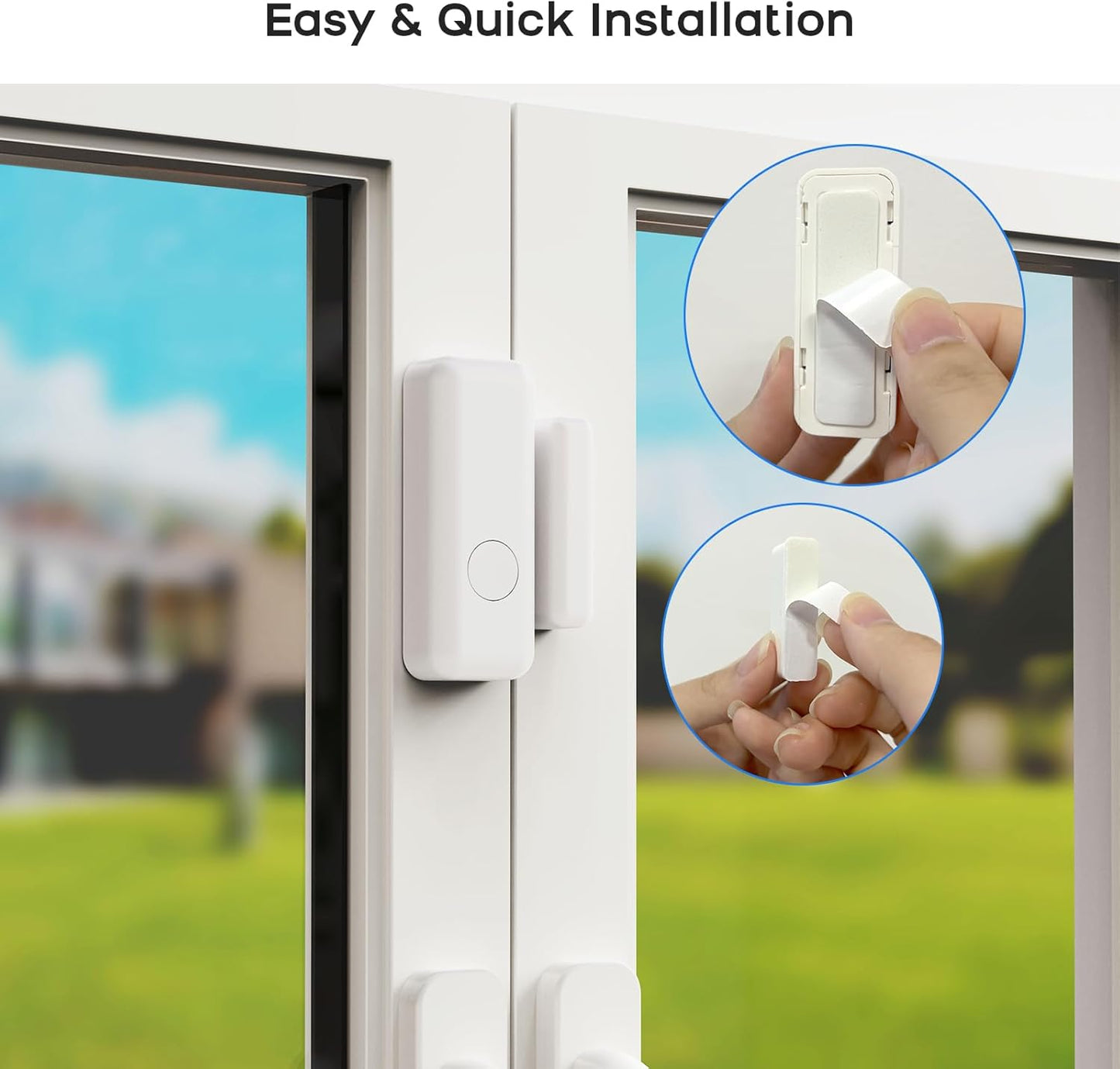 Security Systems for House 12Pcs WiFi+GSM/4G DIY Kit,Door/Window Home Alarm System Tuya APP Real-Time Alert,Remote ControlMotion Detectors for Home,Apartment,Kids Safety NO Monthly Fees
