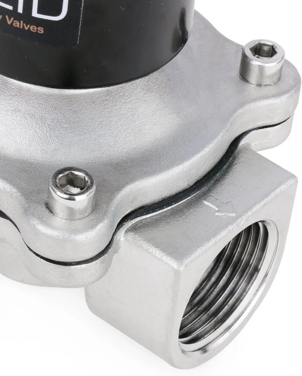 U.S. Solid 1 inch Stainless Steel Electric Solenoid Valve 110VAC Normally Closed Air Water