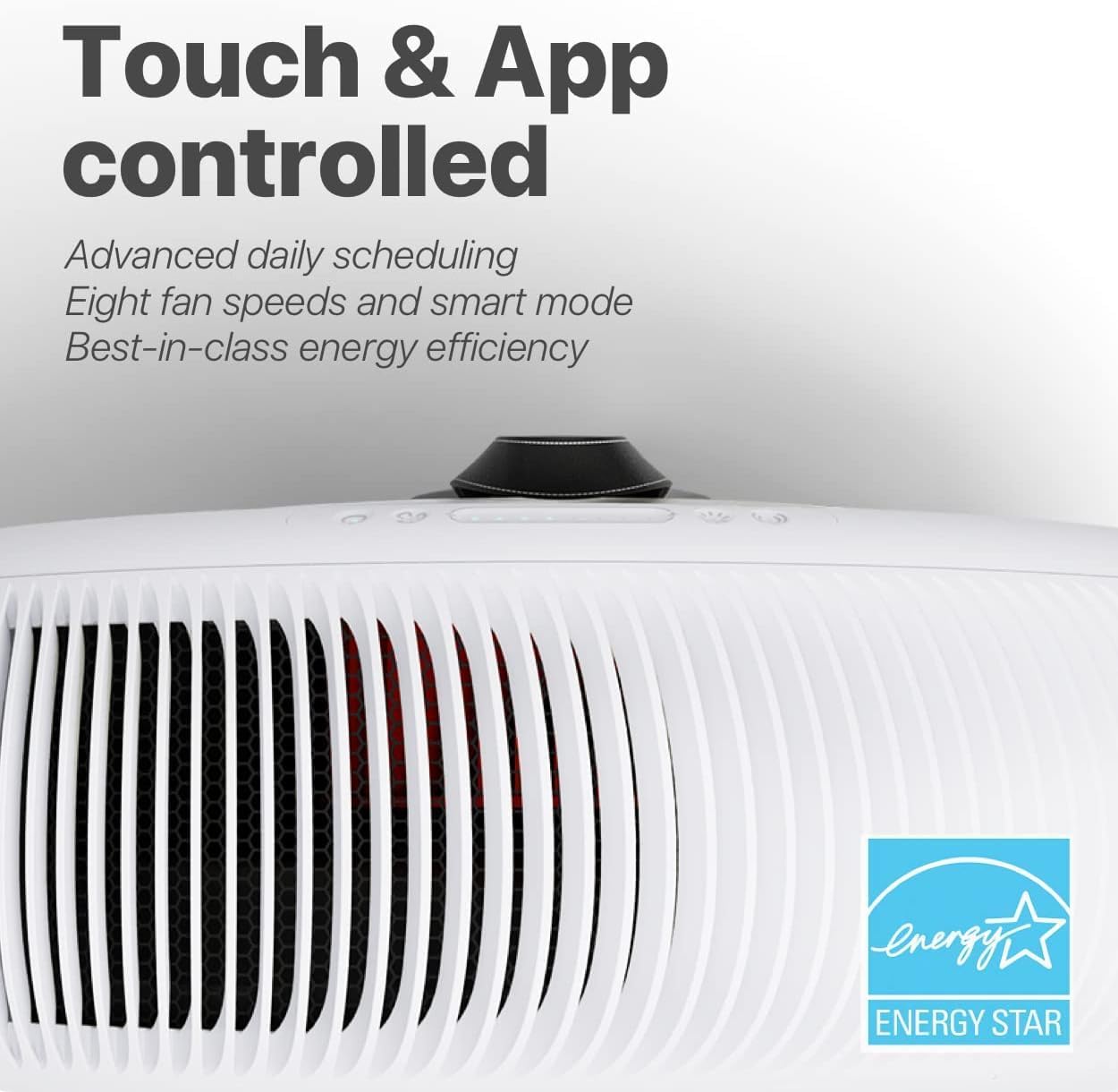 IQAir Atem X - 3Pack - Smart Air Purifier for Large Rooms up to 4950 sq. ft., WiFi App Control, HyperHEPA Filters Viruses, Bacteria, Allergies, Asthma, Mold, Pets, Dust, Odor; Made in Germany