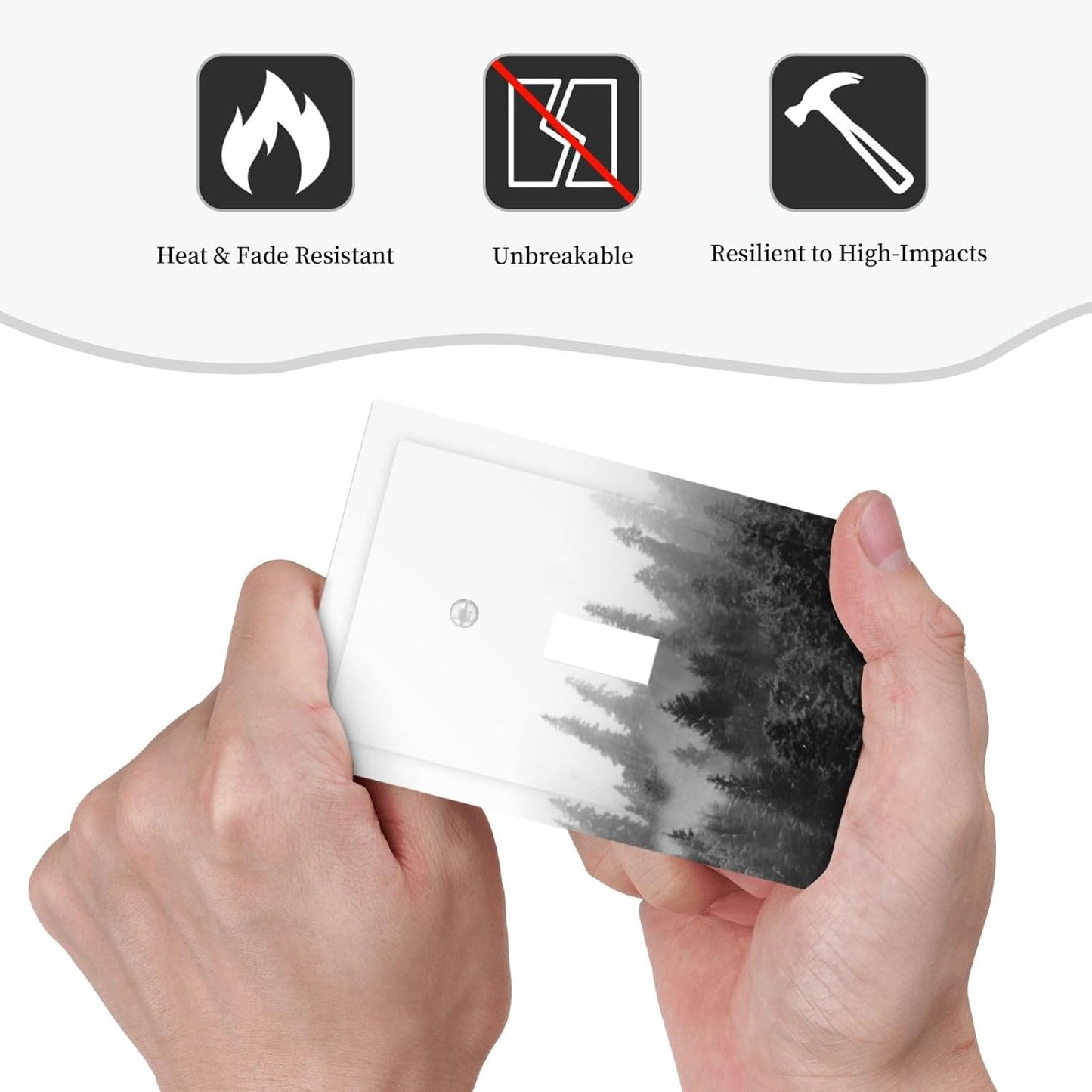 Decorative Light Switch Cover Fores Black White Landscape Misty Woods 1 Gang Single Toggle Device Electrical Faceplate Switchplates Decorator Outlet Wall Plate For Farmhouse Cabin Decor