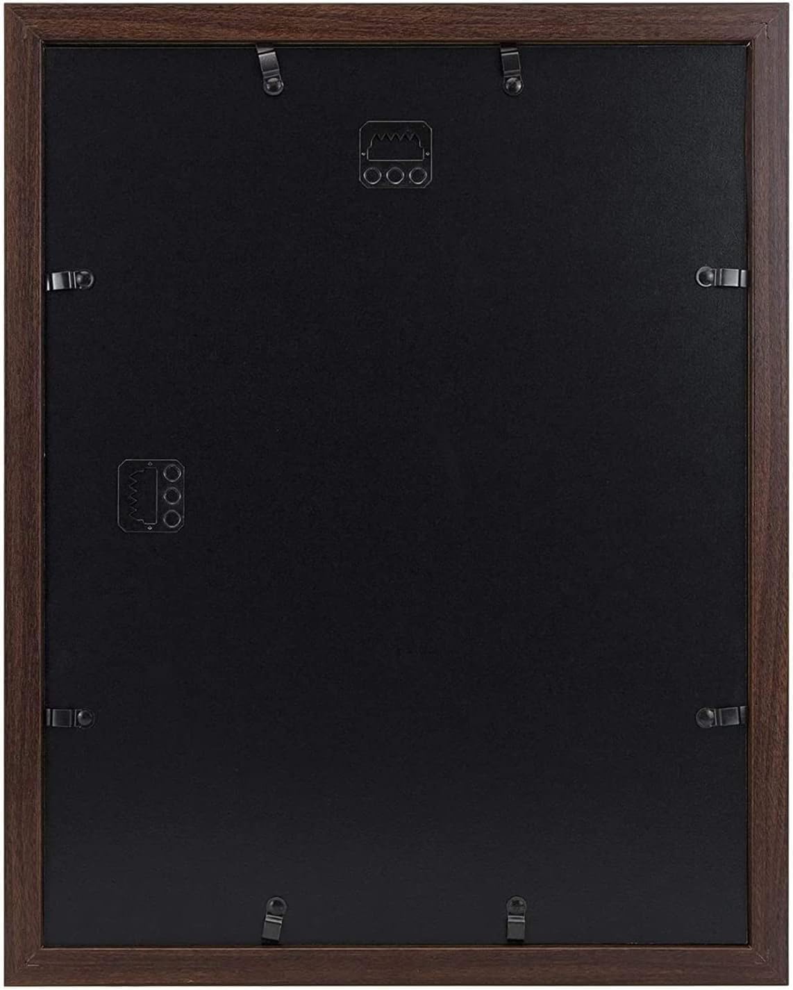 Golden State Art, 11x14 Picture Frame with Mat for 8x10 - High Definition Glass Wall Mounting Horizontal Vertical Display (Brown, 2 Pack)