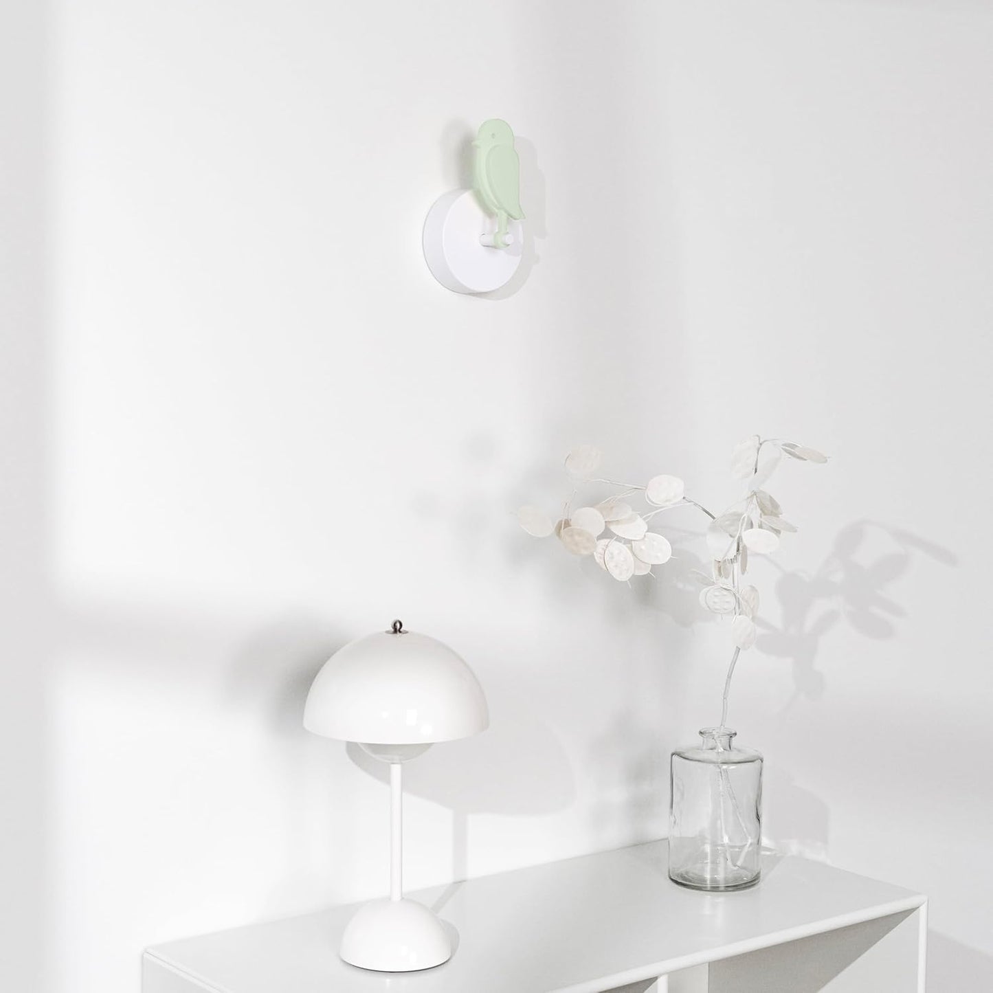 Birdie 2.0 - Design Indoor CO2 Monitor - Air Quality Meter for Home & Office - Promotes Mental & Physical Health - Modern Interior Decor - Reducing Health Risks with Clean Air (Meadow, FullBirdie)