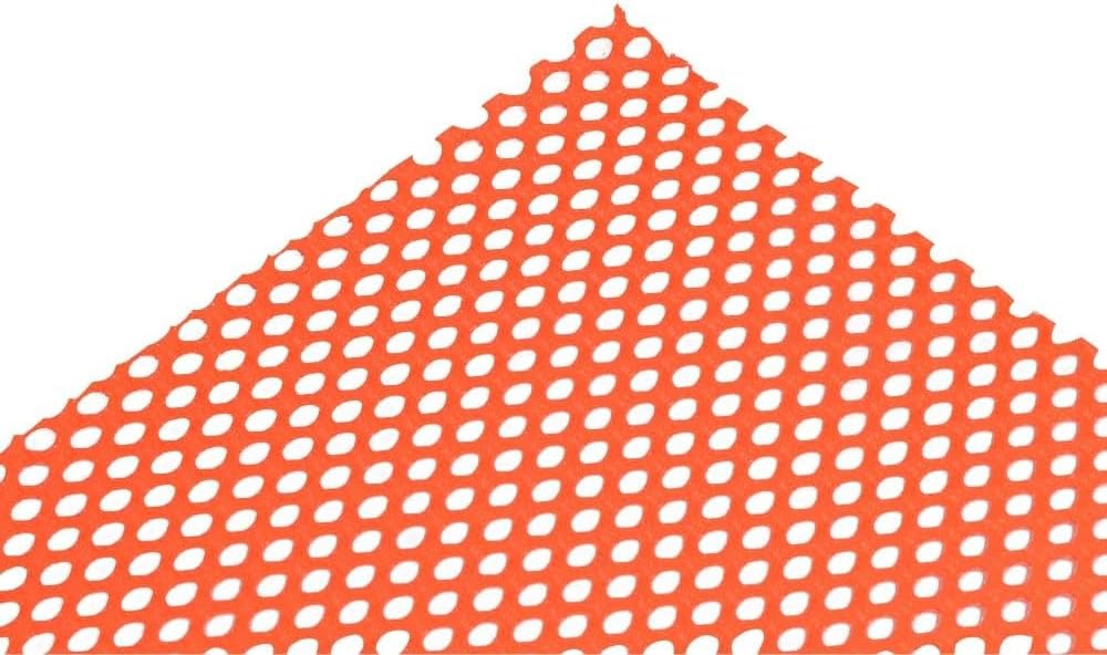 Mytee Products (8 Pack) 18"x18" Orange Safety Flags for Truck Loads w/Dowel - DOT Compliant Jersey Mesh Warning Flags on Stick for Oversize Wide Load, Construction, Road Traffic, Pedestrian Signs
