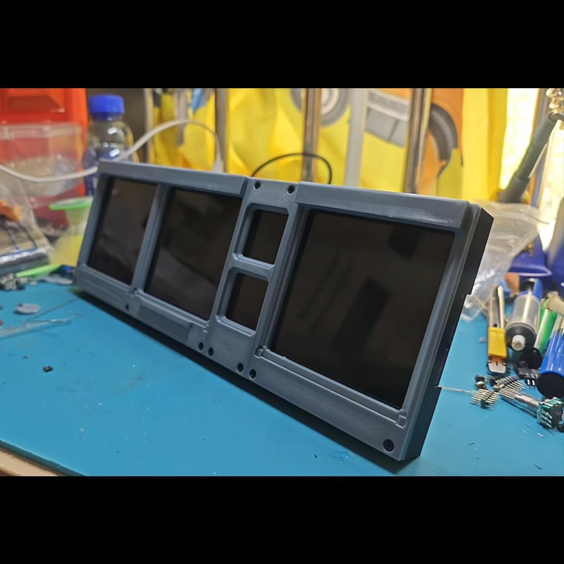 Hoowalt D106 4-in-1 Flight Simulator Display - PFD/ND/ECAM/E/WD for MSFS 2020/2024, Compatible with PMBG, FBW NEOV2 | Windows Home Cockpit Panel for A32X/A35X/A38X