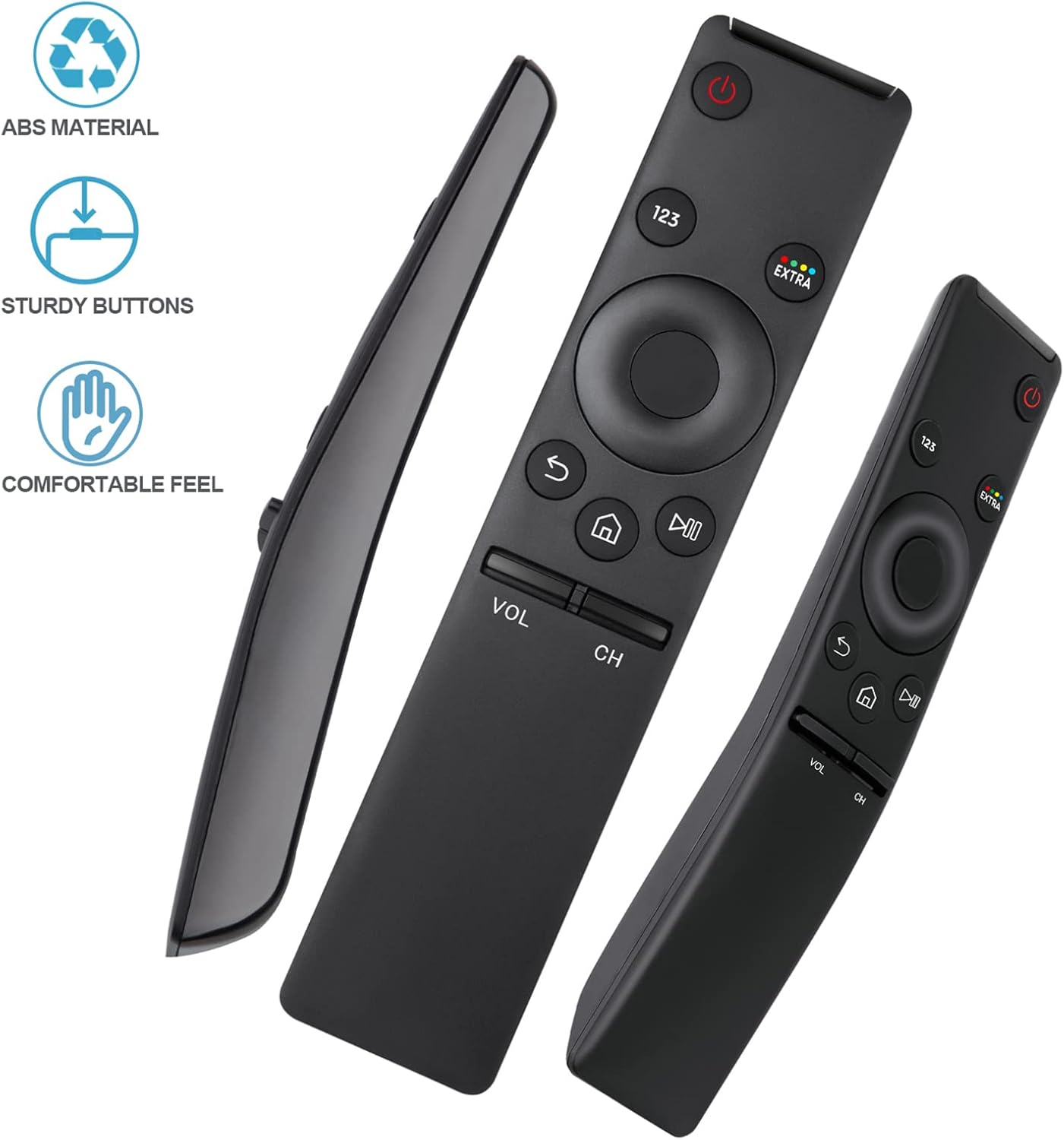 Universal for Samsung-TV-Remote-Control Replacement,Compatible with All Samsung Smart Frame Curved QLED TVs