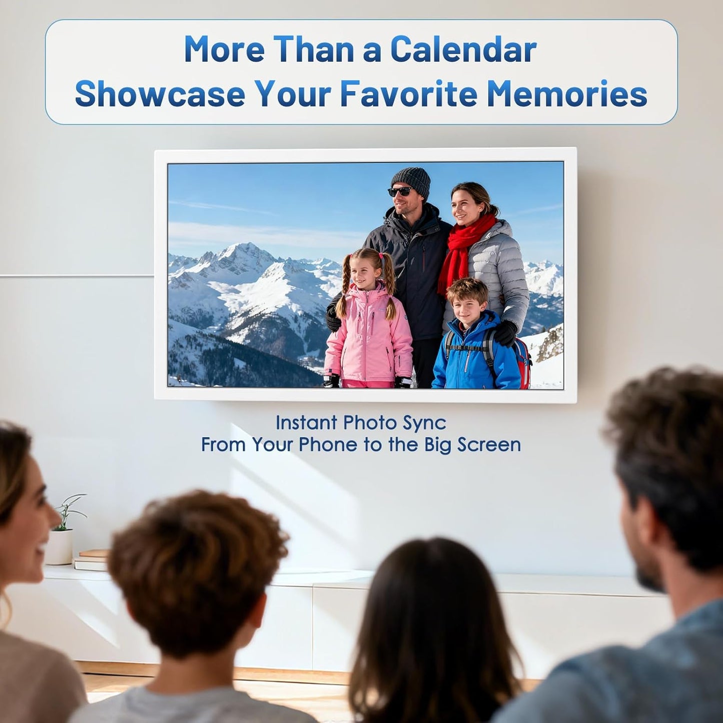 32 Inch Digital Calendar, Electronic Chore Chart, Smart Weekly and Monthly Planner 1920 * 1080P IPS Touchscreen Wall Calendar Rewards for Family Schedules, Meal Planning Gift
