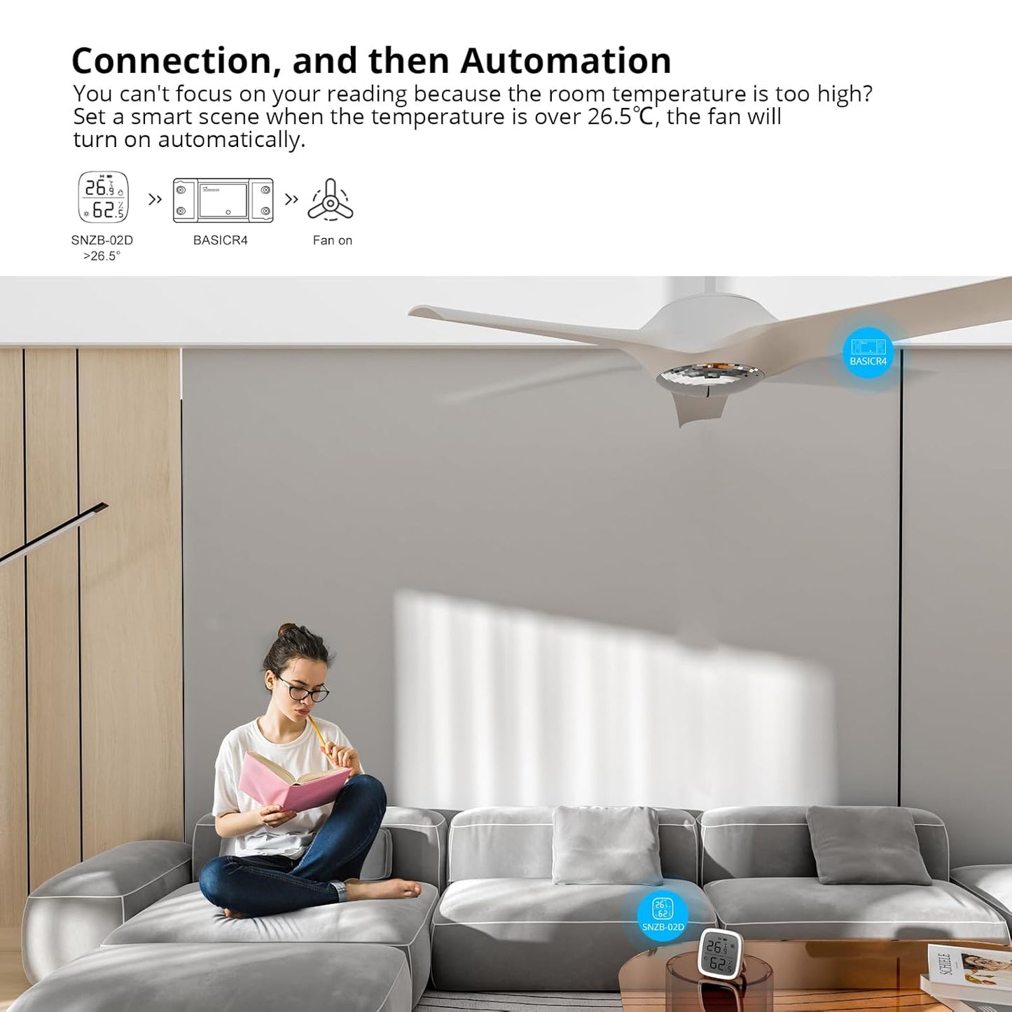 SONOFF BASICR4 Wi-Fi Smart Switch,DIY Module for Smart Home Automation Solution,Compatible with Alexa & Google Home Assistant,4 Pack