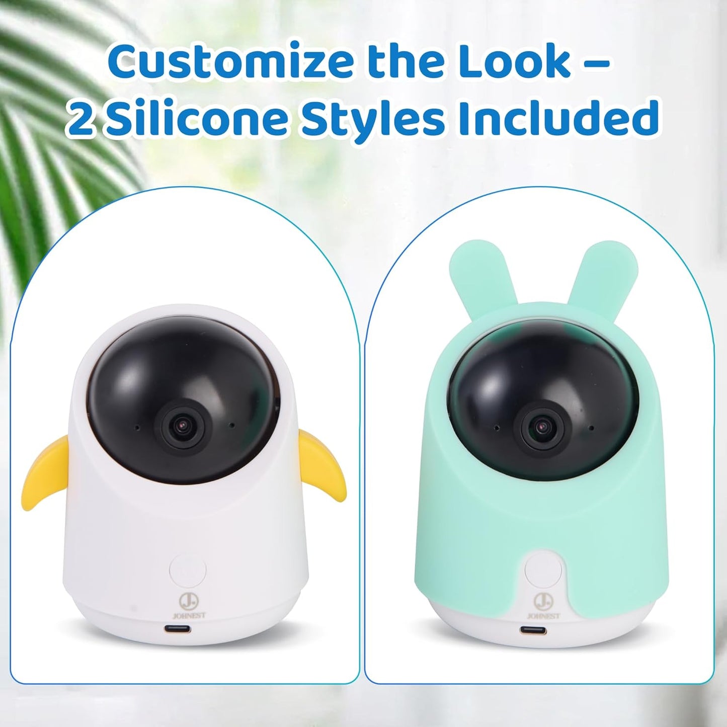 Baby Monitor with 1 or 2 HD Cameras β No WiFi Needed, AI Sleep Detection, Night Vision, Two-Way Talk, Temperature Alerts β Split Screen Option (1 Camera)