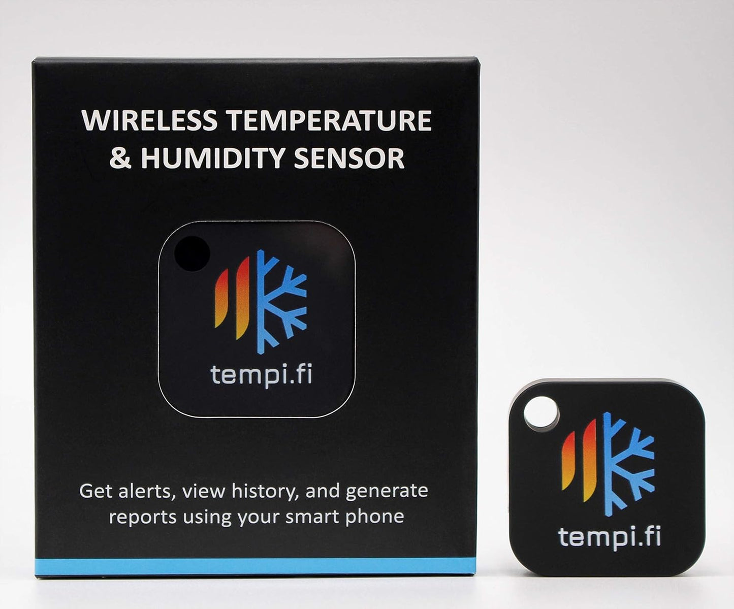 Wireless Temperature and Humidity Sensor - Developed in The USA - 24/7 Data Logger with Alarm β Bluetooth Smart Thermometer and Hygrometer - Bluetooth Only - Not WiFi