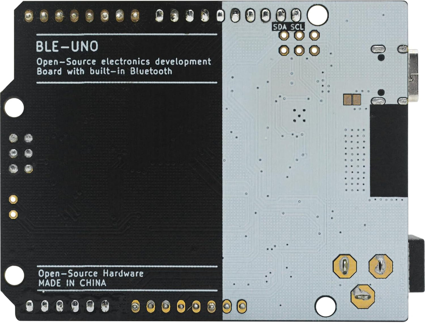 BLE-UNO Board, with Bluetooth Module, Arduino Compatible, BLE 4.2 Wireless & USB-C Connectivity, Microcontroller for IoT Prototyping DIY Projects, Support Arduino IDE