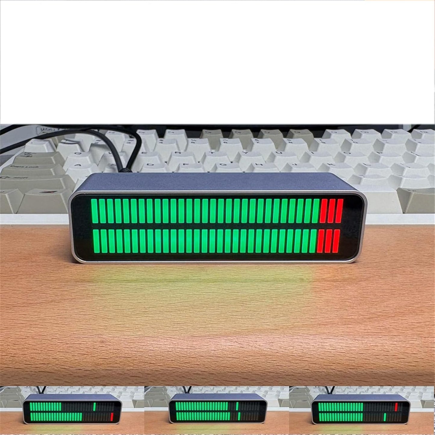 Professional Stereo Sound Indicators Levels Meter with Real Time LED Display for Studio and Live Performances