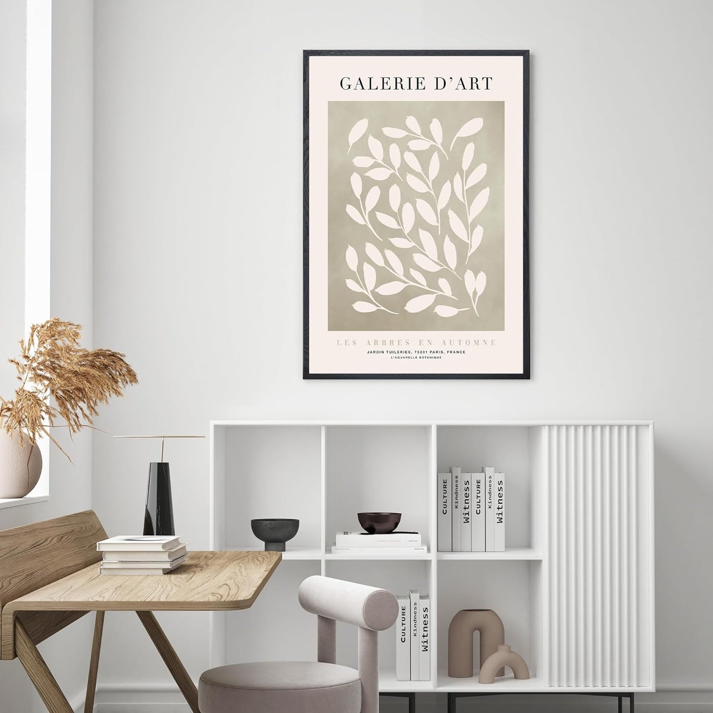 20x30 Picture Frames in Black, 20"x30" Oak Wood Poster Frame, 20 x 30 Wood Frame with Real Glass, 20x30 Matted Frame for 16x24 Picture (Black, 1 Pack)