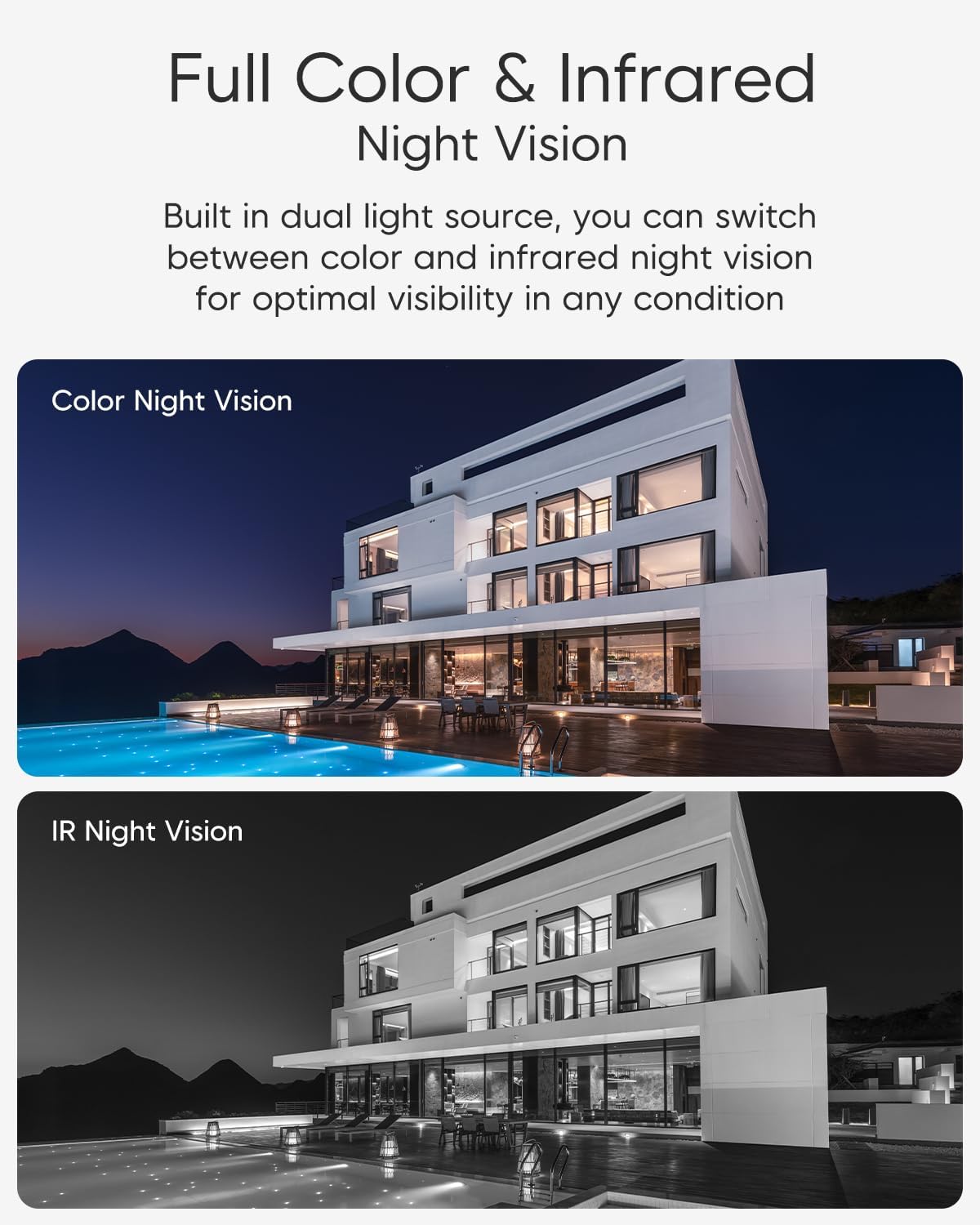 VSTARCAM 3MP+3MP Security Cameras Wireless Outdoor, 2K Dual Camera, 360° Pan & Tilt, Custom Alarm Sound, Full Color Night Vision, 2-Way Audio, 2.4GHz WiFi, PIR Motion Sensor,Real Time Notifications