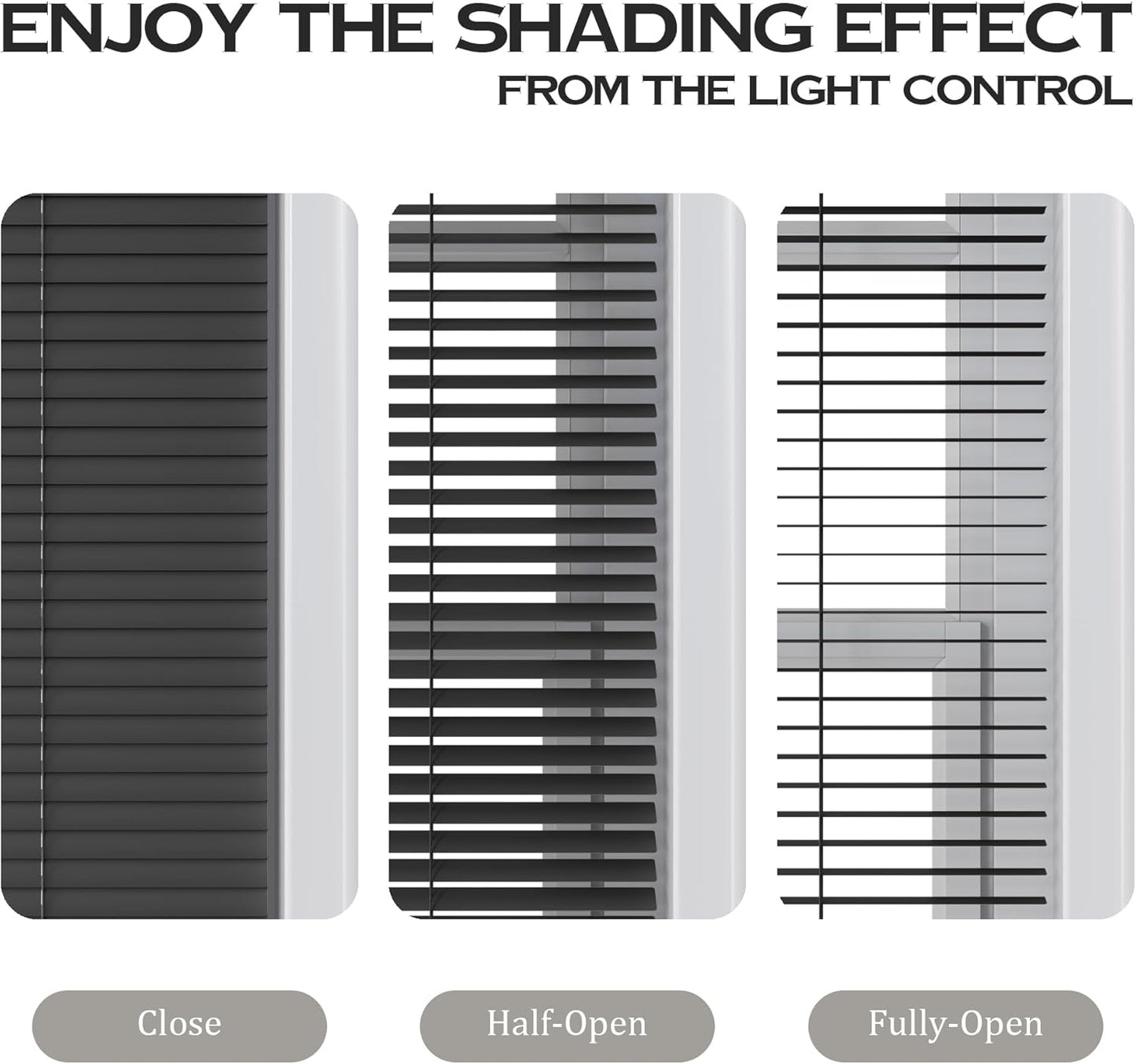 Motorized Cordless Aluminum Blinds with Remote, Automatic Room Darkening Horizontal Blinds for Indoor Windows, Light Adjustment Waterproof Blinds, Customized for Home Office, Black