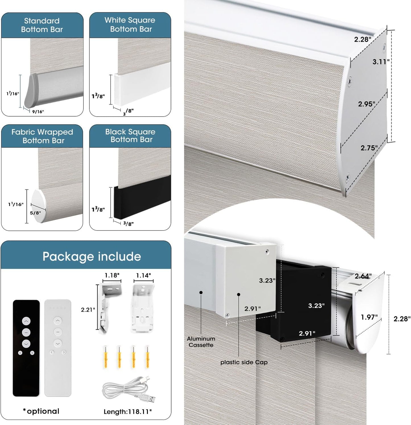 SmartWings Motorized Light Filtering Shades, 70% Blackout, Custom Size, Rechargeable Battery, Works with Matter/Apple HomeKit, Alexa, Thread/Zigbee, Remote Optional, 70% Essential Cream