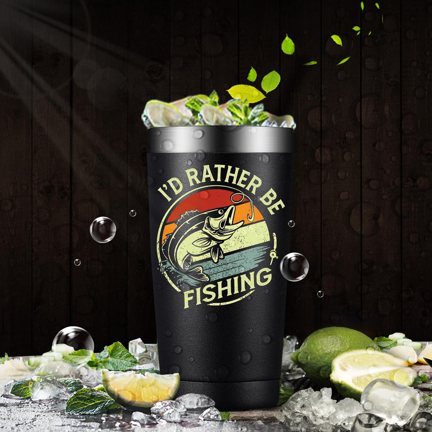 Fufandi Fishing Gifts For Men - Gifts for Fisherman - Fishing Christmas Gift, Birthday Fathers Day Gift for Dad, Men, Husband, Him - Tumbler Cup 20oz
