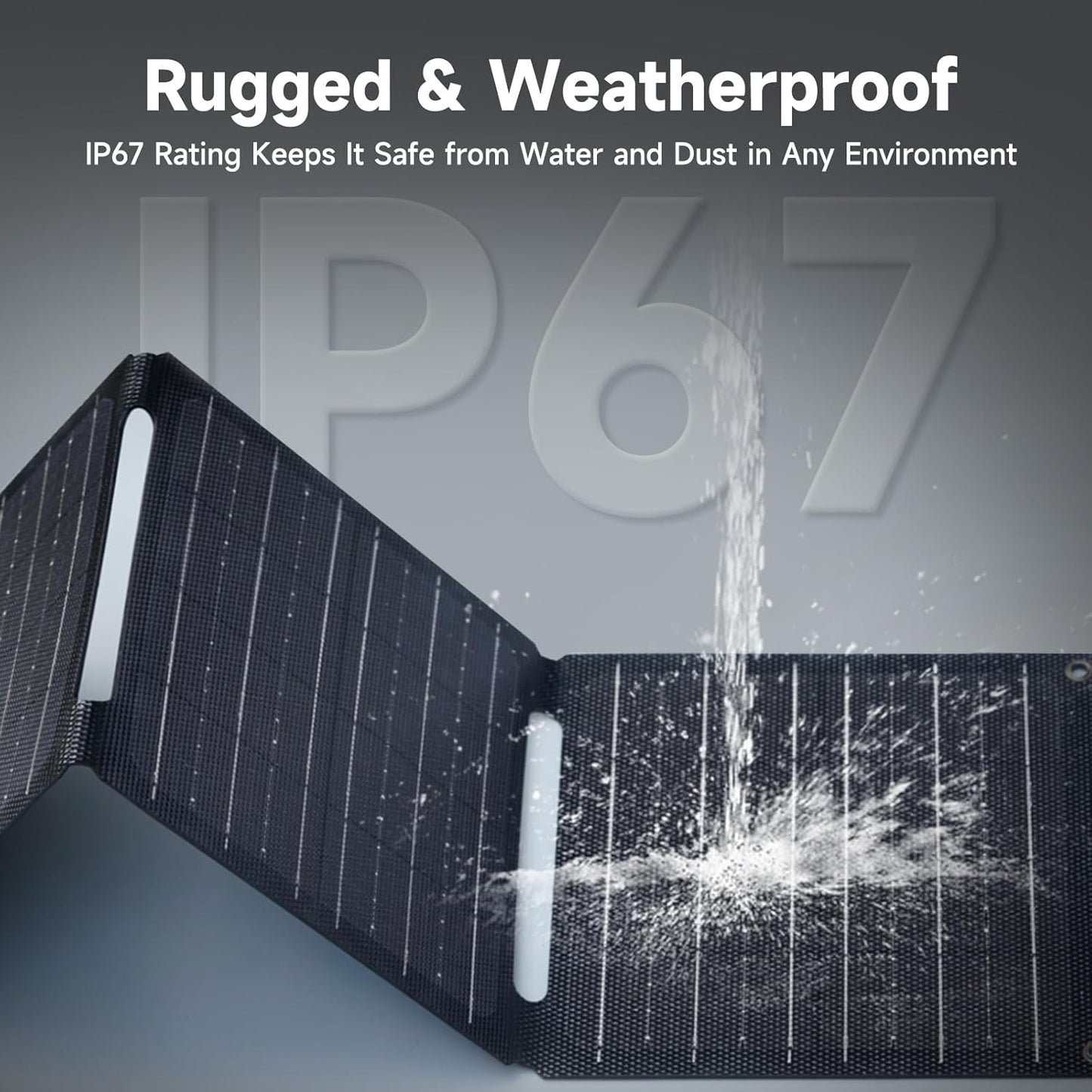 ALLPOWERS SP001 21W Portable Solar Panel Charger, High-Efficiency 22-25% Folding Solar Panel for Camping, RV, Home, and Outdoor Use with Dual USB Outputs(SP001-21W