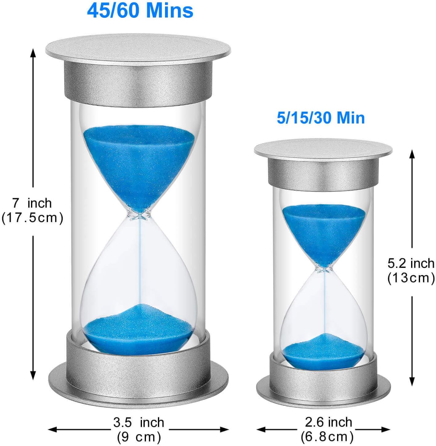 SuLiao Hourglass Sand Clock Timers: 60 Minute Hour Glass Timer,Sand Watch for Kids Teachers Classroom Games