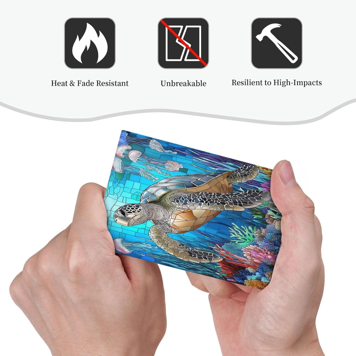 Light Switch Cover Plate Nautical Sea Turtle Coral Jellyfish 1 Gang No Device Blank Electrical Wall Plates Faceplate Decorative Switch Plate For Kids Room Nursery Decor