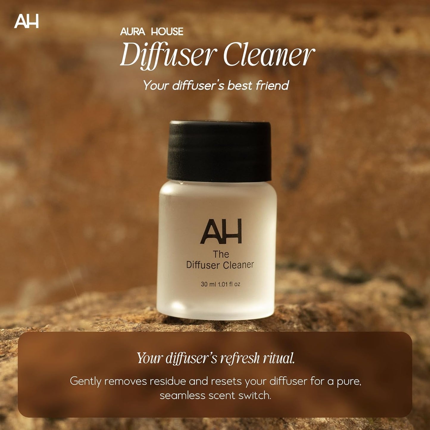 Aura House Ultimate Diffuser Kit – Smart Bluetooth Cold-Air Diffuser with Fragrance Oils, Cleaner & Neutralizer – Complete, Effortless Home Scent System