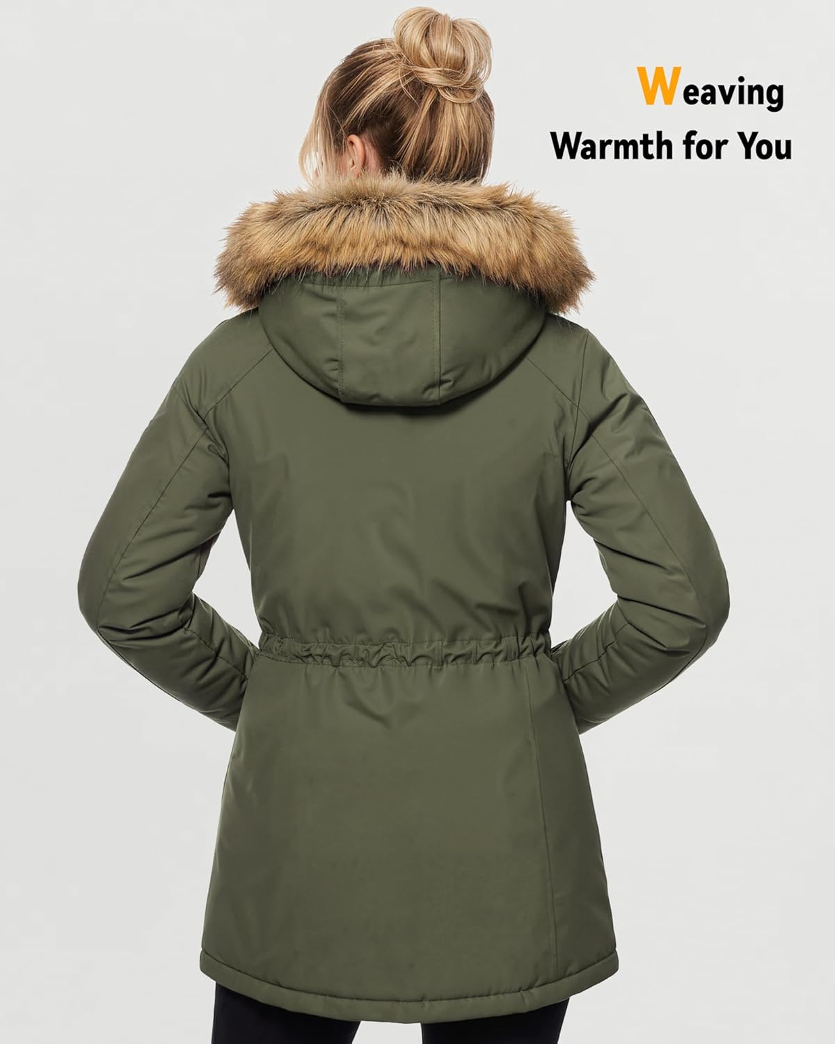 Graphene Heated Jacket for Women with Large Capacity Battery Pack Waterproof Windproof
