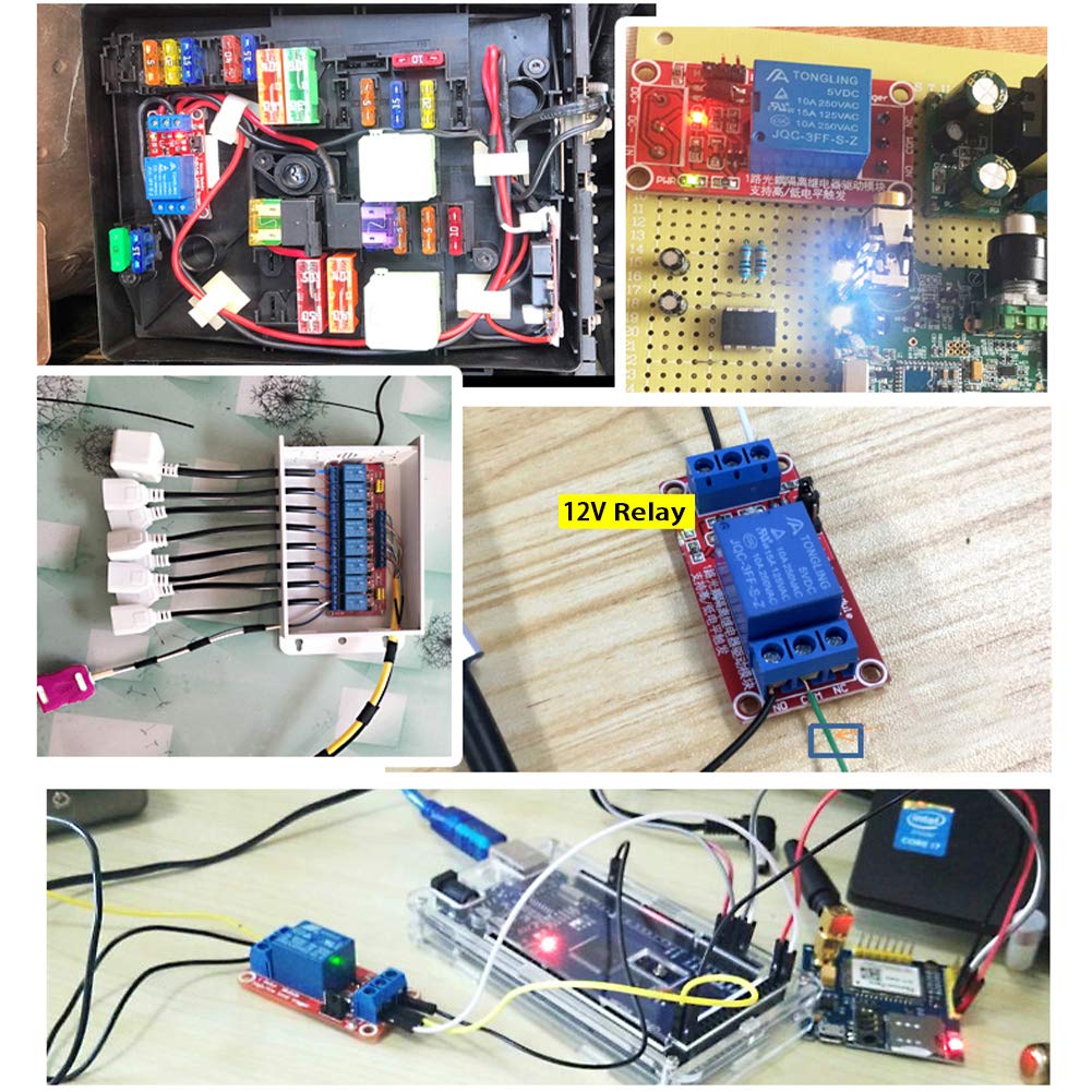 Relay Module with Optocoupler High/Low Level Trigger for Arduino (12, 12V Relay 1 Channel)