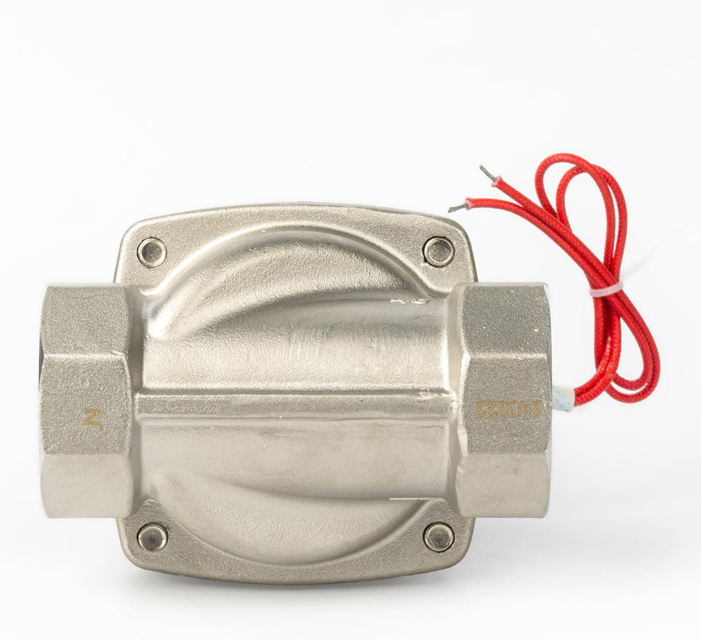 U.S. Solid 1-1/2" Solenoid Valve - 110V AC Stainless Steel Electric Solenoid Valve, Normally Closed, Viton Seal
