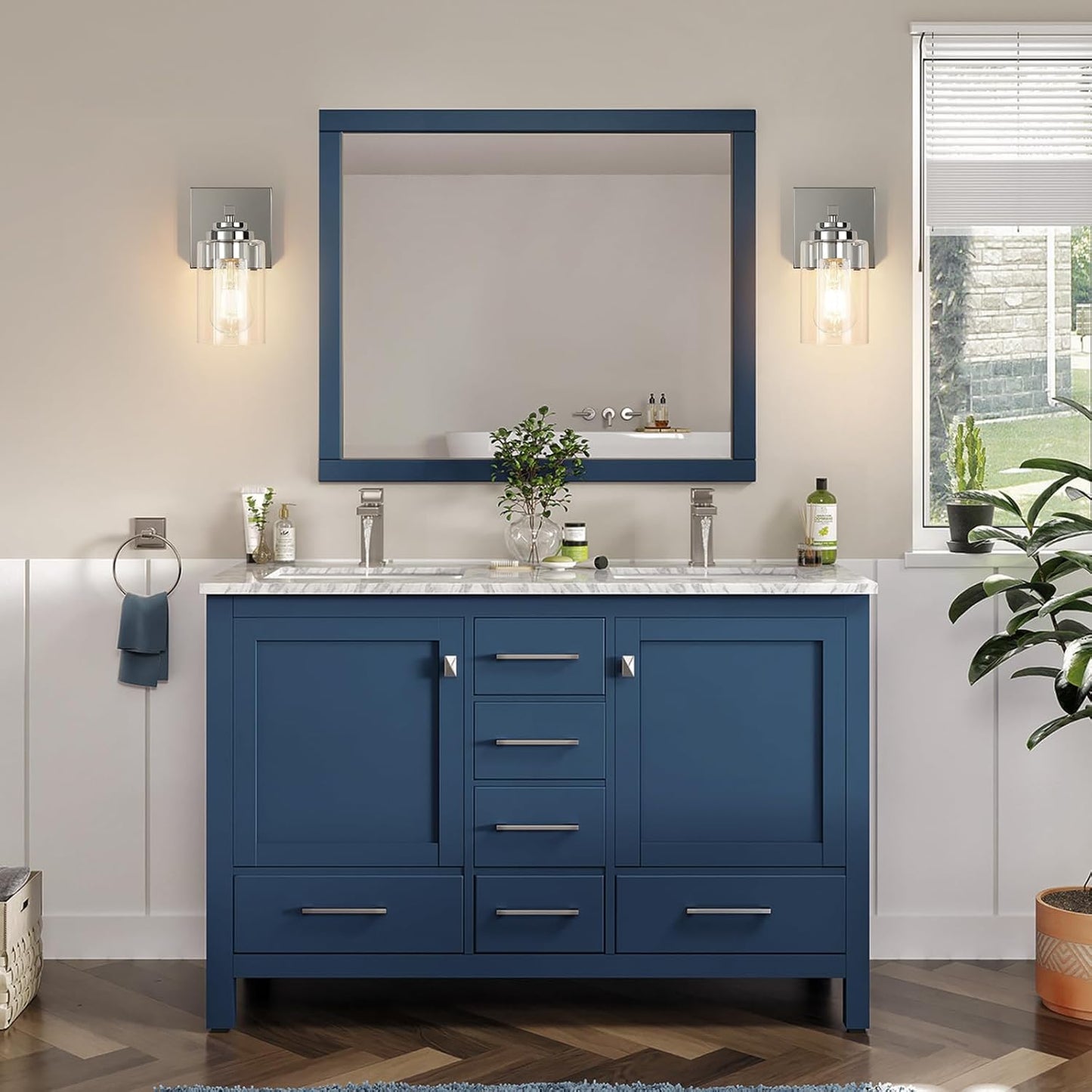 Wall Sconce,Battery Operated Wall Sconce Dimmable Battery Operated 15000mAh Endurance 200 Hours Fast Charging,Wall Sconces for Bedroom Living Room Bathroom Hallway Farmhouse