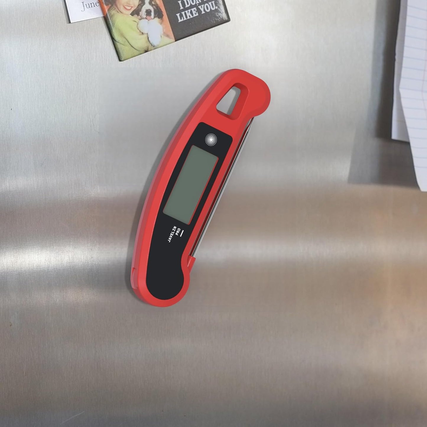 Lavatools Javelinยฎ PRO Classic Ultra-Fast 2-Second Professional Digital Instant Read Meat Thermometer for Grill and Cooking, Auto-Rotating Backlit Display, IP65 Water Resistant โ Olive