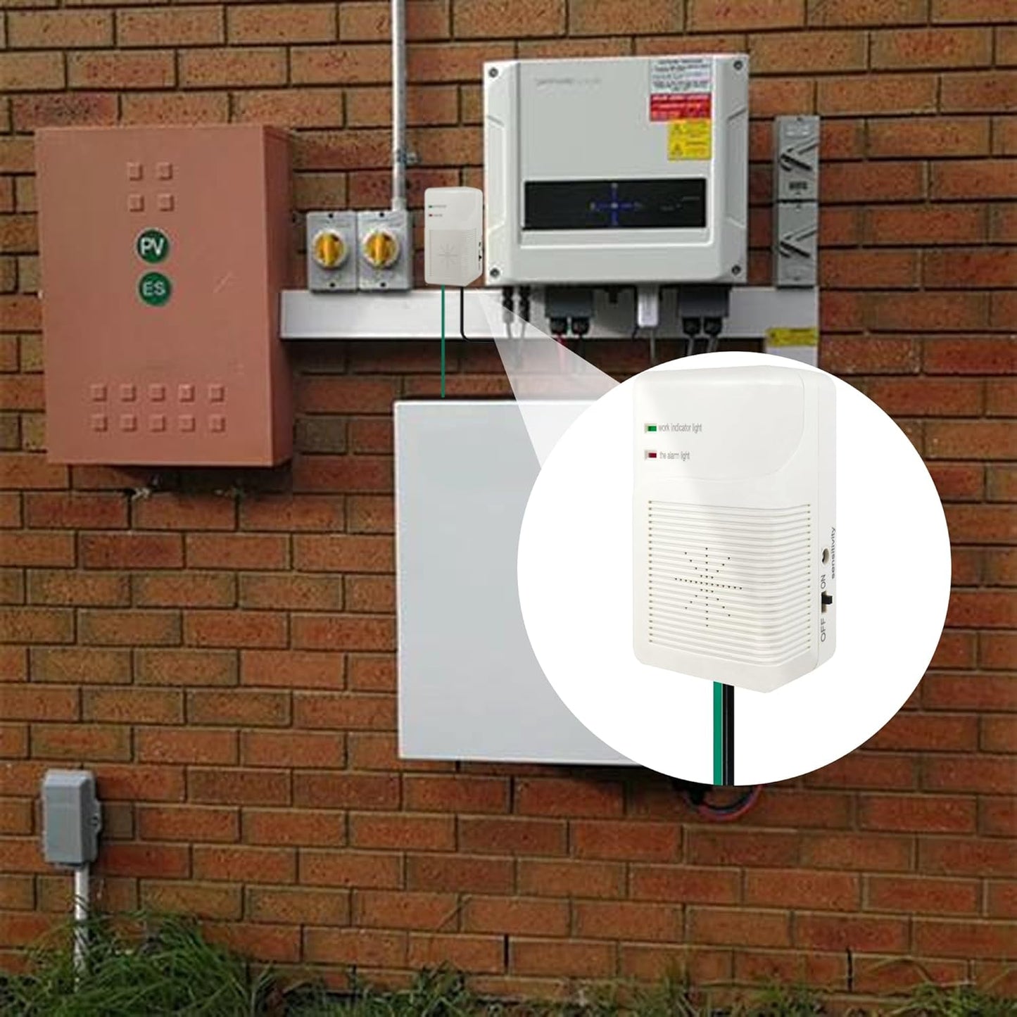 Powerback Utility Power Return Alert - Voltage - Sensing, Loud Alarm on Restoration,Power Return Alarm for Generators.