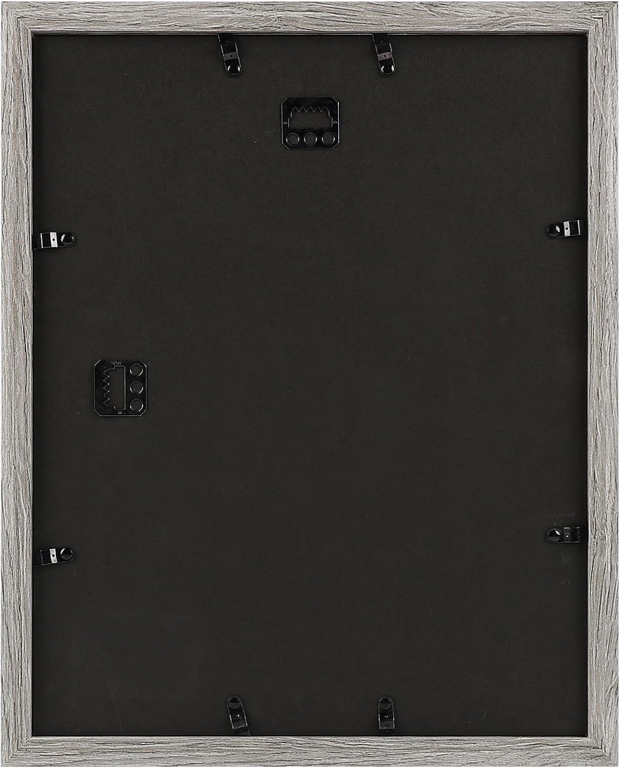 Golden State Art, 11x14 Picture Frame with Mat for 8x10 - High Definition Glass Wall Mounting Horizontal Vertical Display (Gray, 1 Pack)