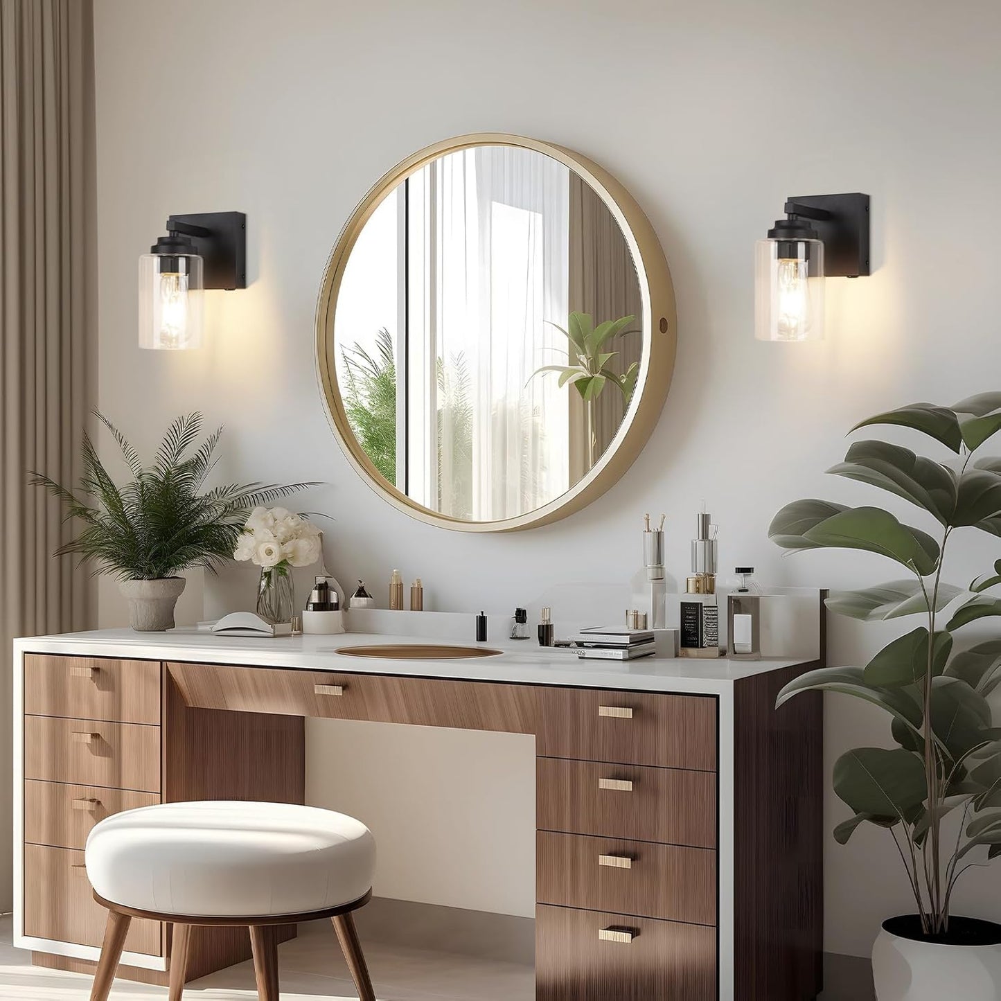 Battery Operated Wall Sconce,Wireless Wall Lights Infinitely Dimmable with Remote Control 15000mAh Endurance 200 Hours Fast Charging,Wall Sconce Set of 2 for Bedroom Living Room Hallway