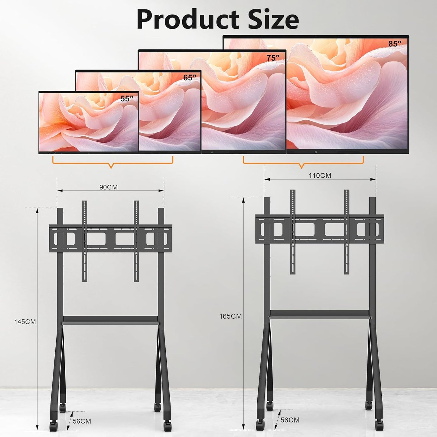 Smart Board with Wireless HDMI Display Adapter, 65 Inch Interactive Whiteboard 4K Touchscreen Built in HD Camera, Digital Presentation Electronic Smart WhiteBoard for Classroom Home Office